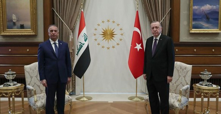 Cumhurbaşkanı Erdoğan İle Irak Başbakanı Mustafa Kazımi Arasında Kritik Görüşme