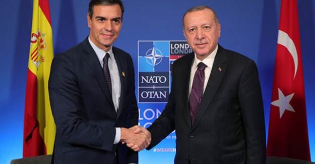 Cumhurbaşkanı Erdoğan ile İspanya Başbakanı Sanchez Görüştü
