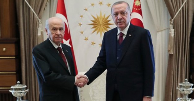 Cumhurbaşkanı Erdoğan ile MHP Lideri Devlet Bahçeli Görüşmesi Sona Erdi