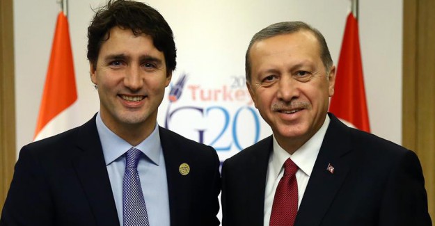 Cumhurbaşkanı Erdoğan Kanada Başbakanı İle Görüştü!