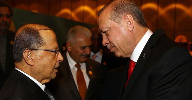 Cumhurbaşkanı Erdoğan Lübnan Cumhurbaşkanı İle Görüştü