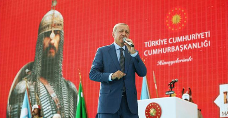 Cumhurbaşkanı Erdoğan Malazgirt'te Konuştu