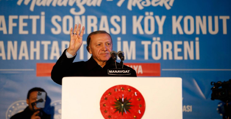 Cumhurbaşkanı Erdoğan Manavgat’ta müjdeyi verdi: Konutları yüzde 66 indirimle vereceğiz