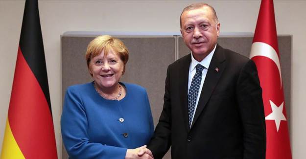 Cumhurbaşkanı Erdoğan, Merkel İle Görüştü