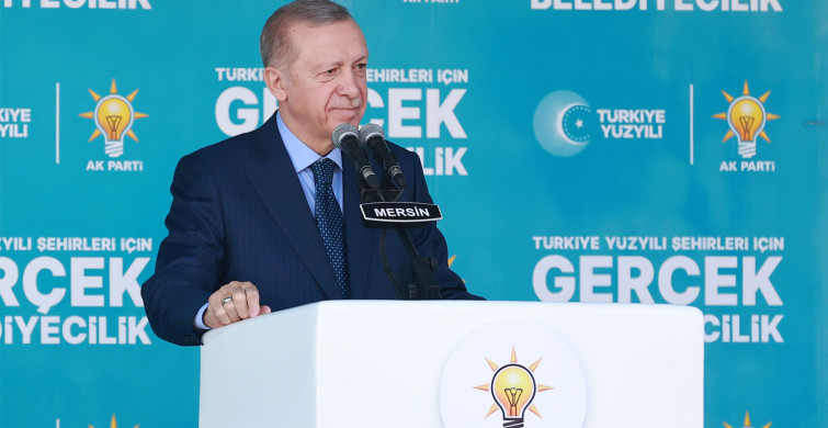 Cumhurbaşkanı Erdoğan Mersin’de: ‘‘Bakanlıklarımızın yaptığı yatırımlar dışında, onlar Mersin'e tek bir çivi çakmadılar!’’