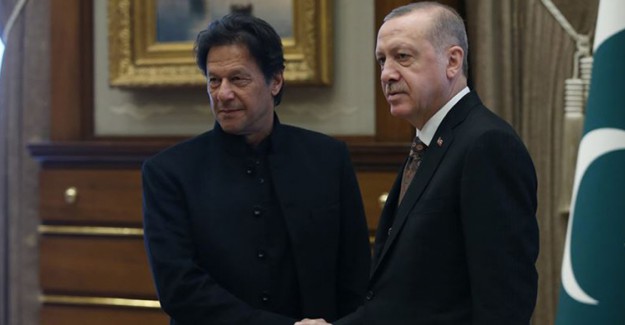 Cumhurbaşkanı Erdoğan, Pakistan Başbakanı İmran Han'la Bir Kez Daha Görüştü