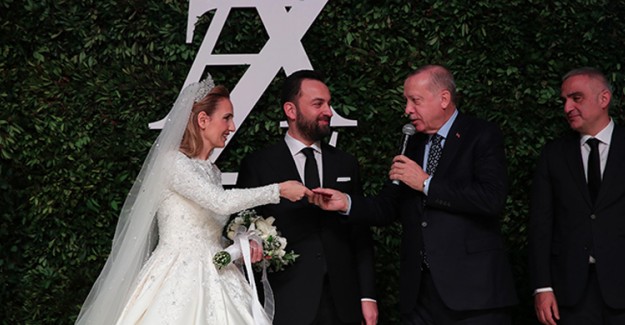 Cumhurbaşkanı Erdoğan, Şahin Ve Topaloğlu Çiftinin Nikah Törenine Katıldı