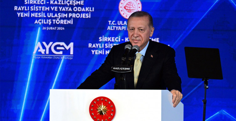 Cumhurbaşkanı Erdoğan müjdeyi verdi: ‘‘Sirkeci-Kazlıçeşme metro hattı 15 gün vatandaşlara ücretsiz hizmet verecek’’