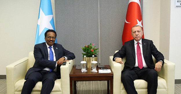 Cumhurbaşkanı Erdoğan, Somali Cumhurbaşkanı İle Görüştü