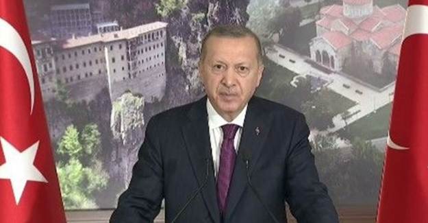Cumhurbaşkanı Erdoğan Sümela Manastırı Açılış Töreninde Açıklamalarda Bulundu