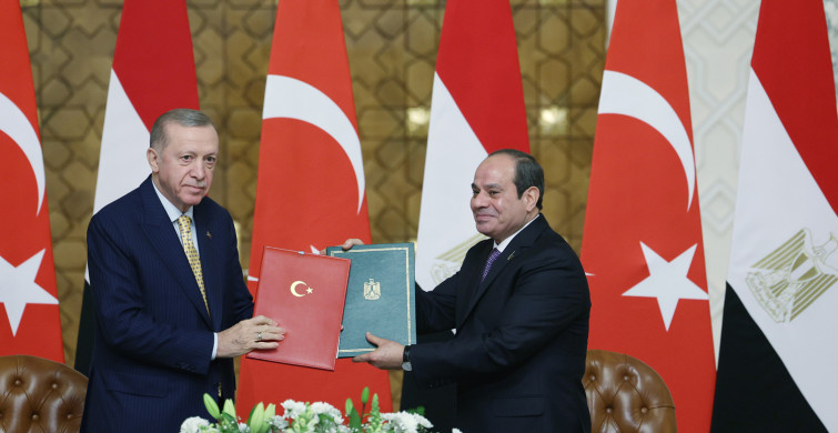 Cumhurbaşkanı Erdoğan ve Mısır Cumhurbaşkanı Abdulfettah es-Sisi'den ortak basın açıklaması!