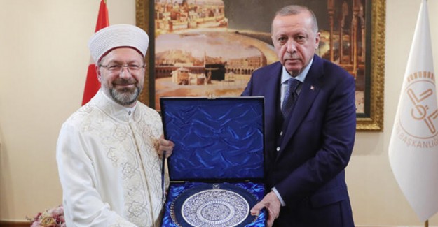 Cumhurbaşkanı Erdoğan'dan Diyanet İşleri Başkanı Erbaş'a Ziyaret