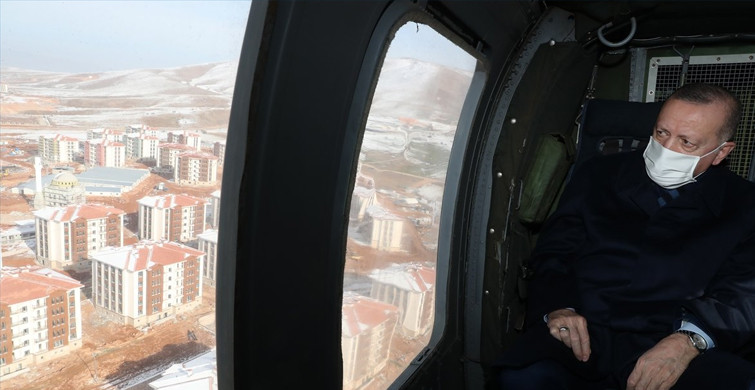 Cumhurbaşkanı Erdoğan'dan Elazığ Deprem Bölgesinde İnceleme