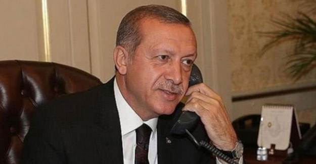 Cumhurbaşkanı Erdoğan'dan Geçmiş Olsun Telefonu