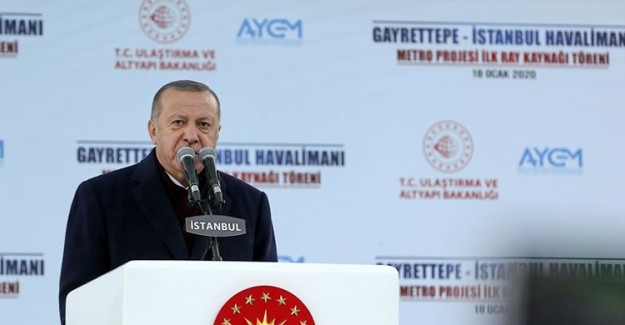 Cumhurbaşkanı Erdoğan'dan Kanal İstanbul'a Yönelik Değerlendirme