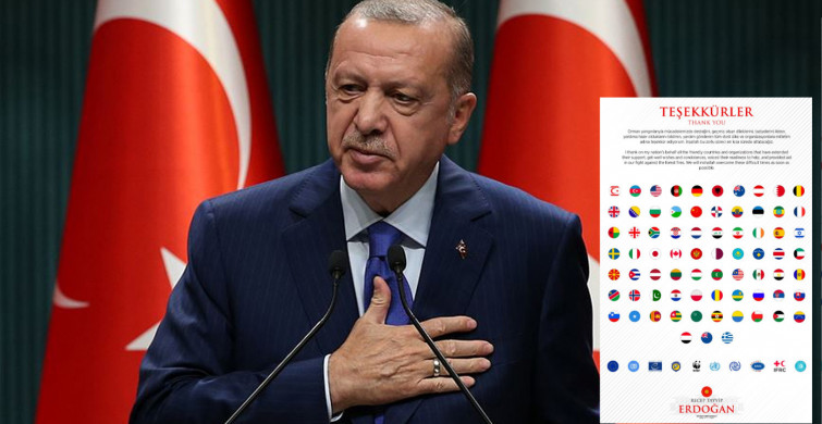 Cumhurbaşkanı Erdoğan’dan Taziyelerini İleten Tüm Ülkelere Teşekkür Mesajı Geldi