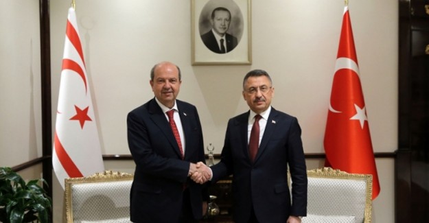 Cumhurbaşkanı Yardımcısı Oktay, KKTC Başbakanı Tatar’ı Kabul Etti 