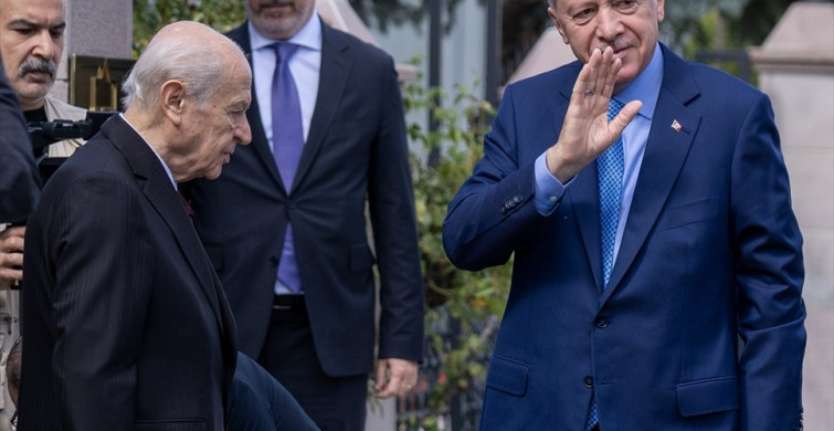 Cumhurbaşkanı Erdoğan, MHP Lideri Bahçeli'yi Ziyaret Etti