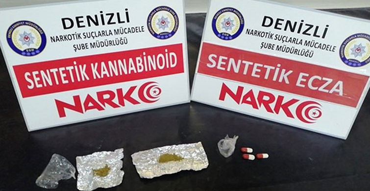 Denizli’de Durdurulan Araçtan 7 Bin Kullanımlık Sentetik Uyuşturucu Çıktı