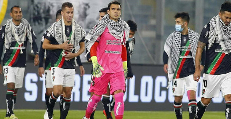 Deportivo Palestino Takımından Filistin'e Puşili Destek