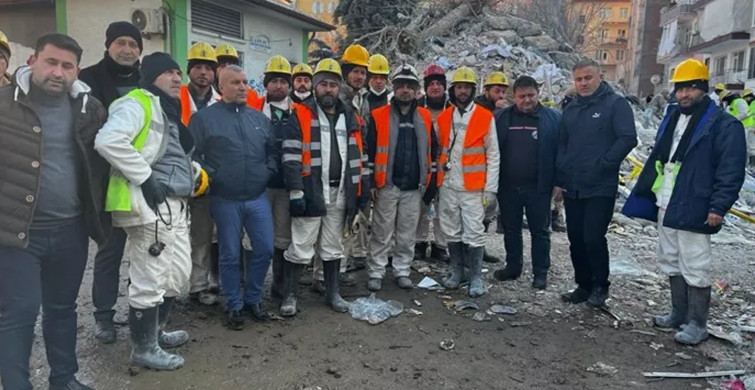Deprem bölgesinde madencilerin mücadelesi sürüyor
