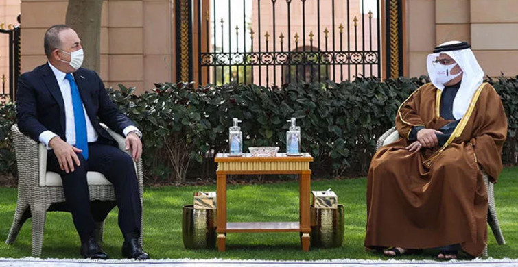 Dışişeleri Bakanı Mevlüt Çavuşoğlu, Bahreyn Veliaht Prensi Ve Başbakanı Al Khalifa'yla Görüştü