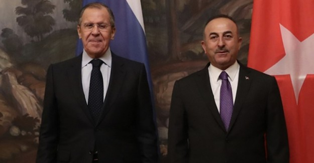 Dışişleri Bakanı Çavuşoğlu Rus Mevkidaşı Lavrov İle Görüştü