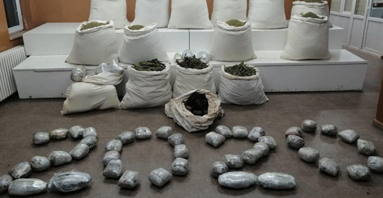 Diyarbakır'da 515 Kilogram Uyuşturucu Ele Geçirildi
