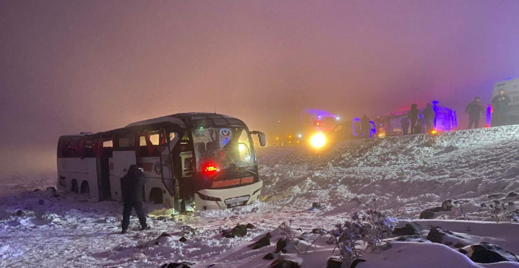 Diyarbakır’da yolcu otobüsü şarampole uçtu: Çok sayıda yaralı var