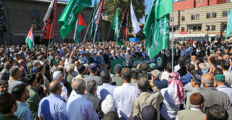 Diyarbakır'da Gazze İçin Protesto Gösterisi