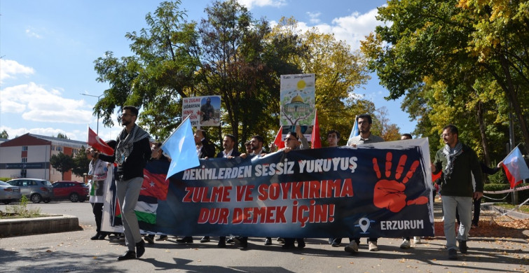 Doğu Anadolu'da Filistin'e Destek Gösterileri