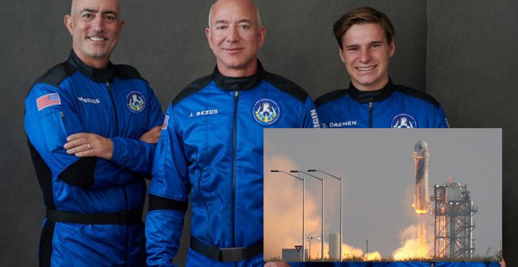Dünyanın En Zengin İş İnsanı Jeff Bezos Uzay Yolculuğu Yaptı