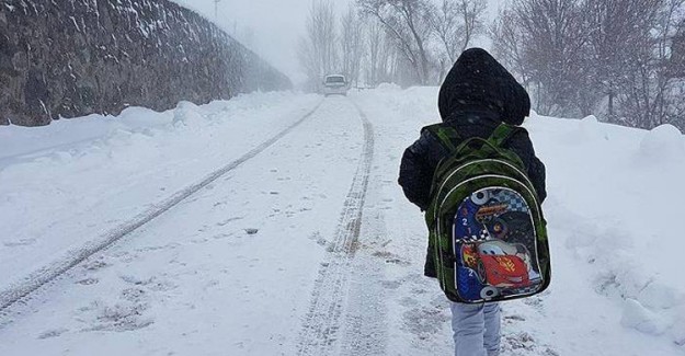 Eğitime Kar Engeli! Birçok İlde Okullar Tatil