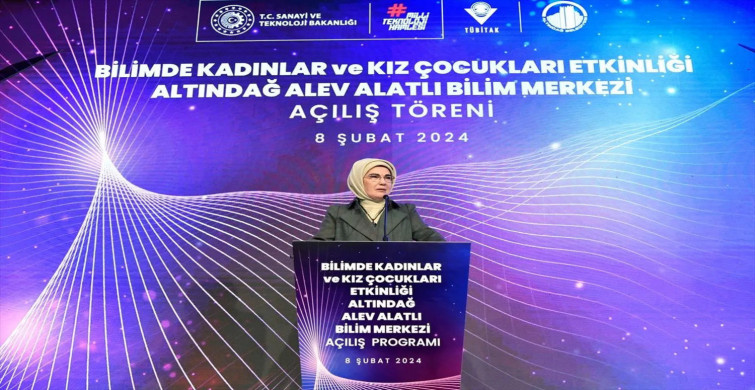 Emine Erdoğan, ‘Bilimde Kadın ve Kız Çocukları Günü'nde Alev Alatlı Bilim Merkezi açılışına katıldı: Eğitim ve teknolojiye verdiği önemle dikkat çekti!