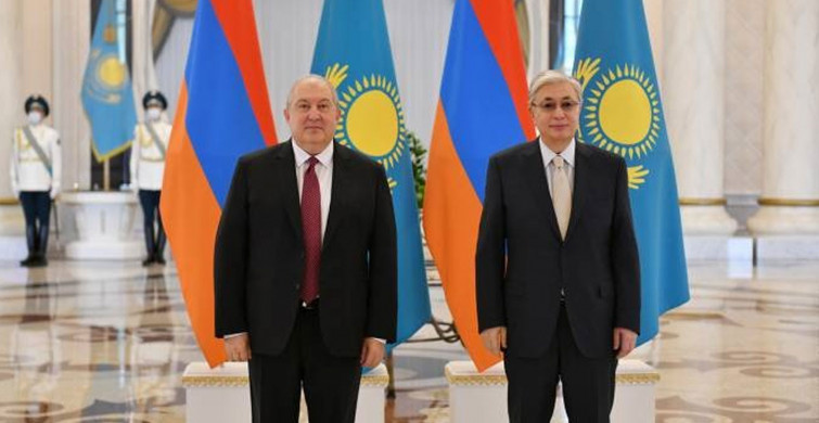 Ermenistan Cumhurbaşkanı Kazakistan'da Törenle Ağırlanıyor!