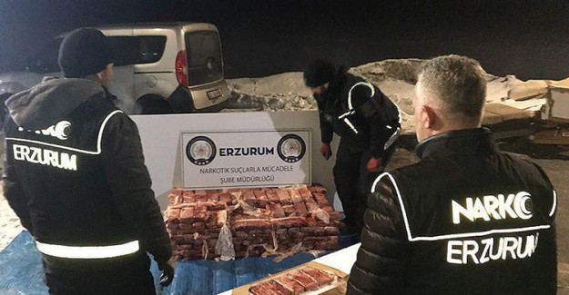 Erzurum'da Narkotik Operasyonu, 217 Kilo Eroin Ele Geçirildi