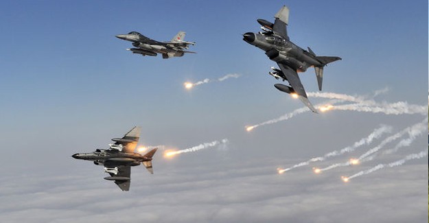 Flaş! TSK Havadan ve Karadan YPG'yi Vuruyor