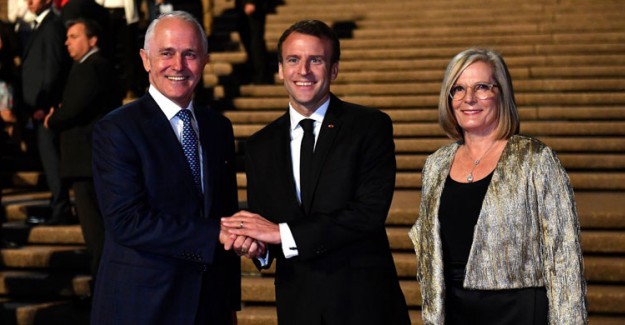Fransa Cumhurbaşkanı Macron Avustralya First Lady'sine Lezzetli Dedi