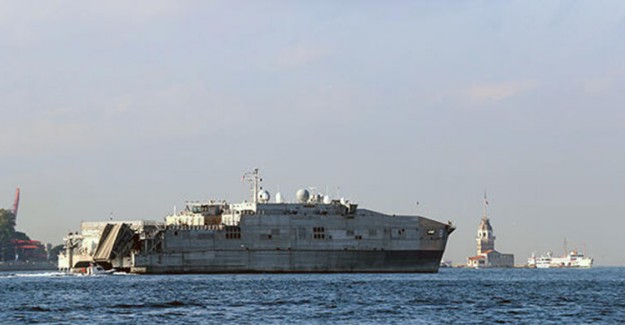 Fransa ve ABD Askeri Gemileri İstanbul Boğazı'dan Geçti