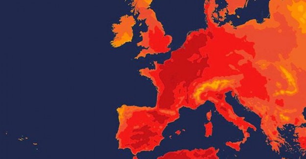 Fransa'da Bin 435 Kişi Sıcak Hava Sebebiyle Hayatını Kaybetti