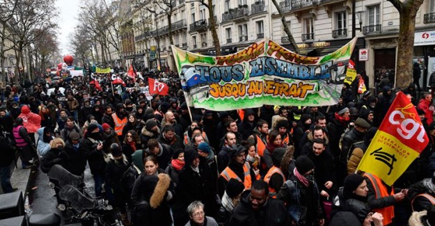 Fransa'da Emeklilik Reformuna Karşı Grevler 12. Gününde