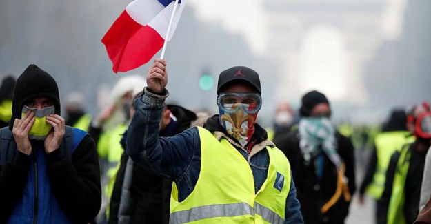Fransa'da "Sarı Yeleklilere" Cezalar Artırılıyor