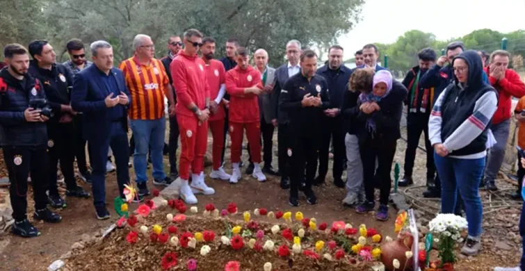 Galatasaray heyeti, Yiğit Kurt'un mezarını ziyaret etti