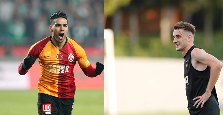 Galatasaray'da Falcao ile Kerem Hastaneye Kaldırıldı