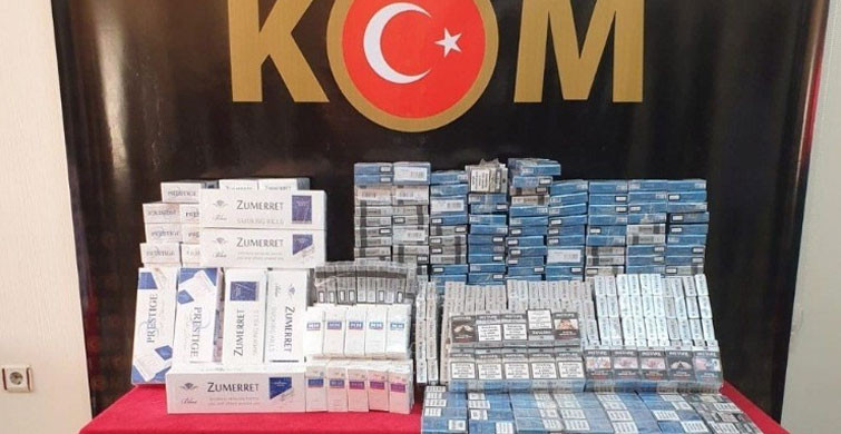 Gaziantep'te 4 Bin 680 Paket Kaçak Sigara Ele Geçirildi