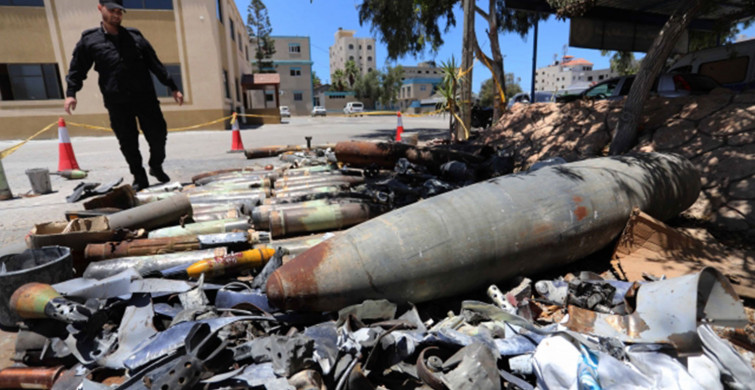 Gazze Temizleniyor! Füze ve Top Mermileri İmha Edildi
