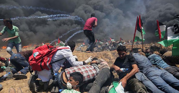 Gazze'de Hayatını Kaybedenlerinin Sayısı 55'e Yükseldi