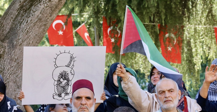 Giresun ve Trabzon'da Filistin'e Destek Protestoları