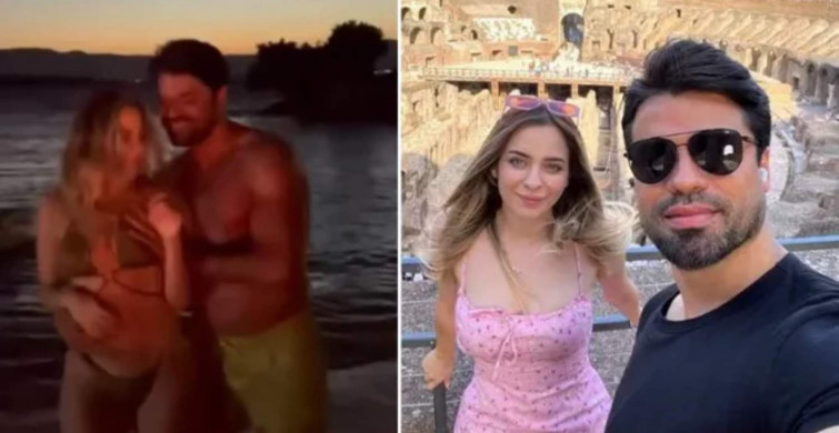 Gökhan Zan ve eşi Mine Uzun sahilde romantik danslarıyla sosyal medyayı salladı! Çiftin dansına kısa sürede binlerce beğeni yağdı