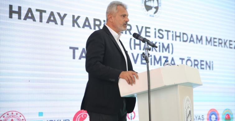 Hatay'da Depremzedeler İçin İstihdam Merkezinin Tanıtımı Yapıldı